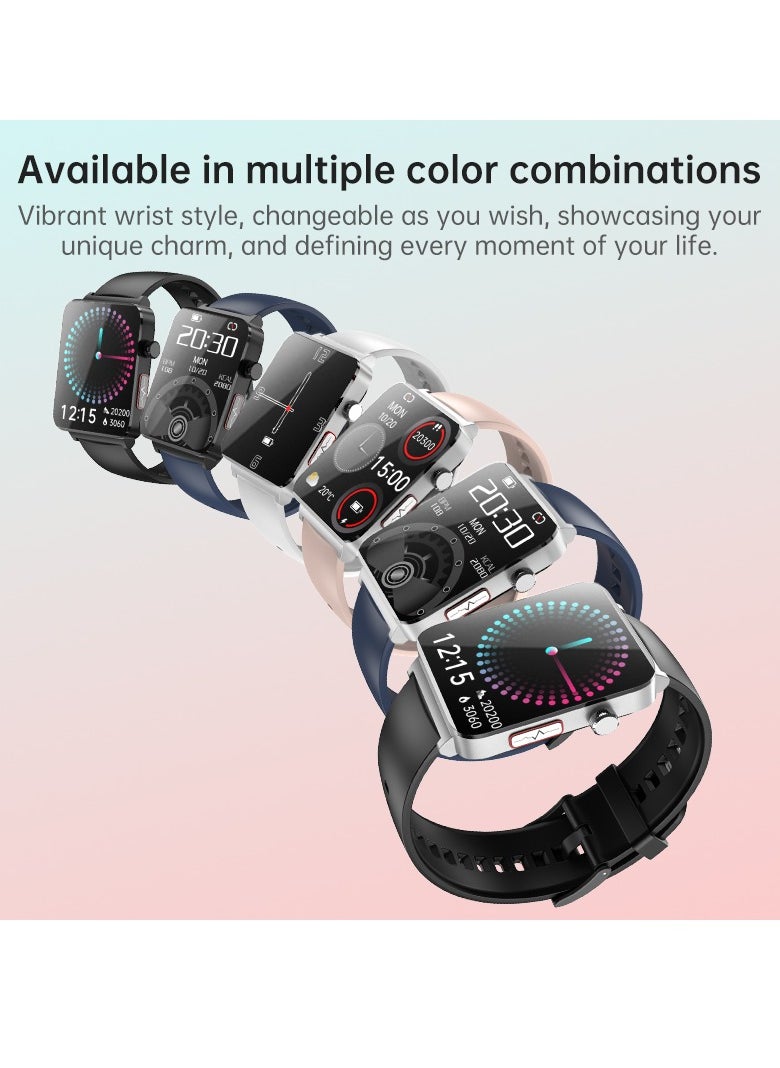 KS03PRO Smartwatch 1.96 Inch Colour Touch Screen Bluetooth Call ECG HRV Remote Care Android 8.0 Apple 11 250mAh Bluetooth 5.3