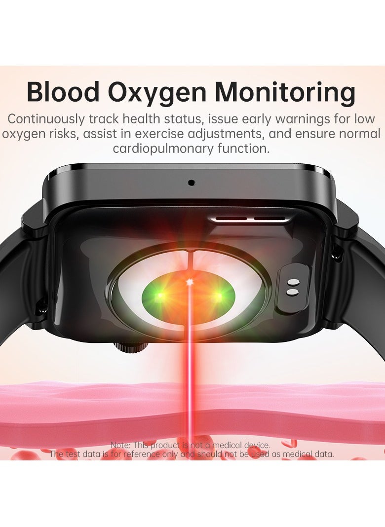 KS03PRO Smartwatch 1.96 Inch Colour Touch Screen Bluetooth Call ECG HRV Remote Care Android 8.0 Apple 11 250mAh Bluetooth 5.3