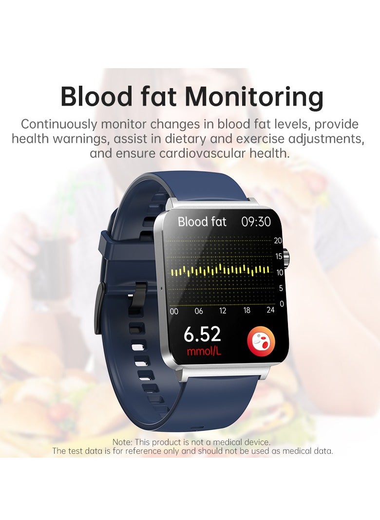 KS03PRO Smartwatch 1.96 Inch Colour Touch Screen Bluetooth Call ECG HRV Remote Care Android 8.0 Apple 11 250mAh Bluetooth 5.3