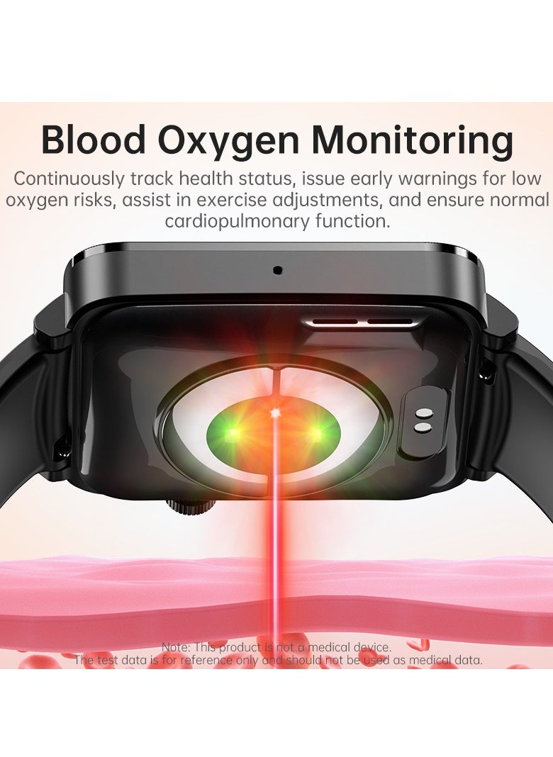 KS03PRO Smartwatch 1.96 Inch Colour Touch Screen Bluetooth Call ECG HRV Remote Care Android 8.0 Apple 11 250mAh Bluetooth 5.3