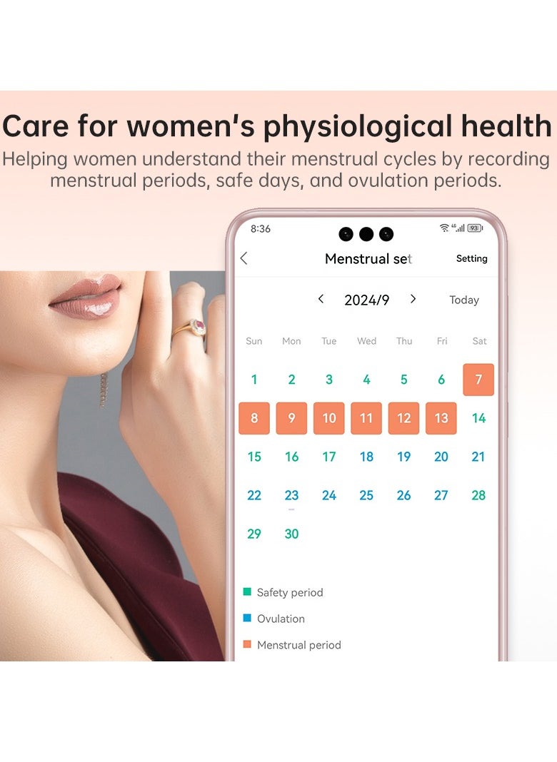 KS03PRO Smartwatch 1.96 Inch Colour Touch Screen Bluetooth Call ECG HRV Remote Care Android 8.0 Apple 11 250mAh Bluetooth 5.3