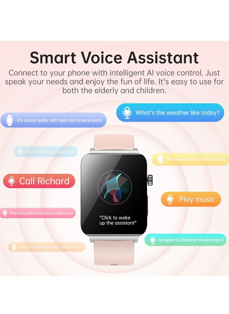 KS03PRO Smartwatch 1.96 Inch Colour Touch Screen Bluetooth Call ECG HRV Remote Care Android 8.0 Apple 11 250mAh Bluetooth 5.3