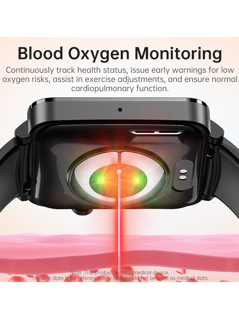 KS03PRO Smartwatch 1.96 Inch Colour Touch Screen Bluetooth Call ECG HRV Remote Care Android 8.0 Apple 11 250mAh Bluetooth 5.3