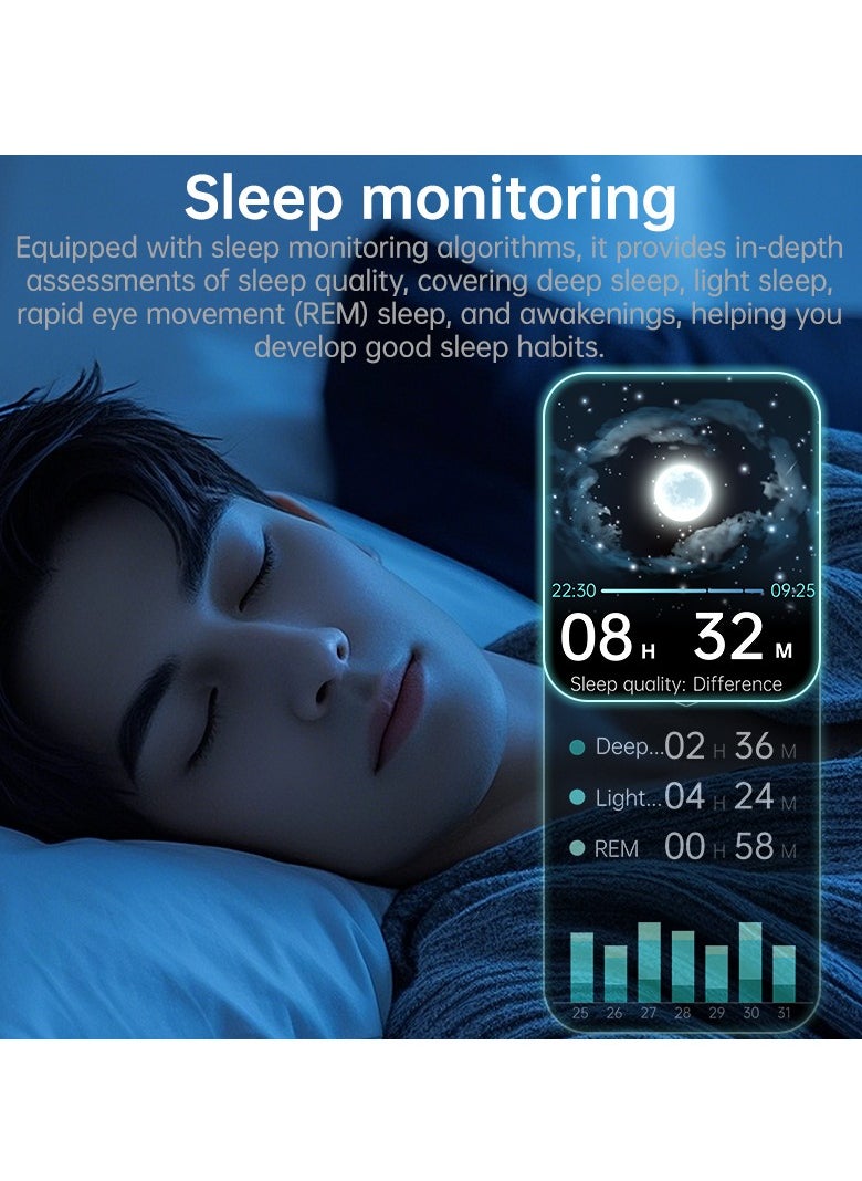 KS03PRO Smartwatch 1.96 Inch Colour Touch Screen Bluetooth Call ECG HRV Remote Care Android 8.0 Apple 11 250mAh Bluetooth 5.3