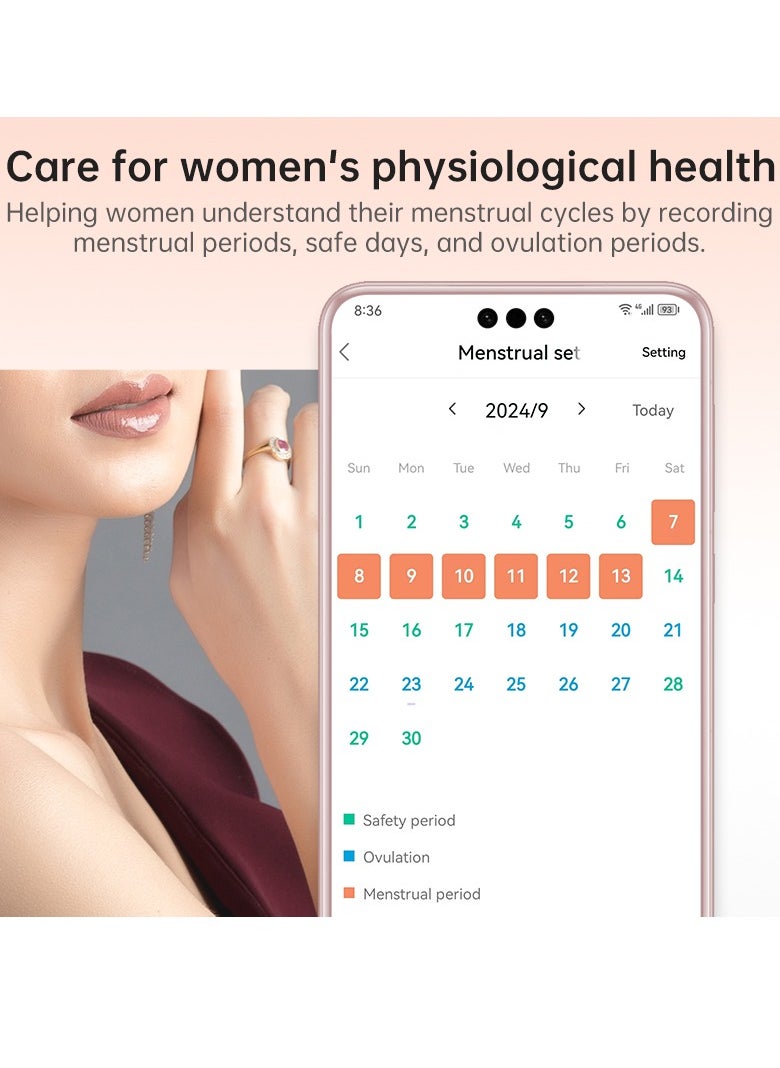 KS03PRO Smartwatch 1.96 Inch Colour Touch Screen Bluetooth Call ECG HRV Remote Care Android 8.0 Apple 11 250mAh Bluetooth 5.3
