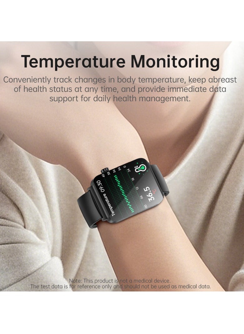 KS03PRO Smartwatch 1.96 Inch Colour Touch Screen Bluetooth Call ECG HRV Remote Care Android 8.0 Apple 11 250mAh Bluetooth 5.3