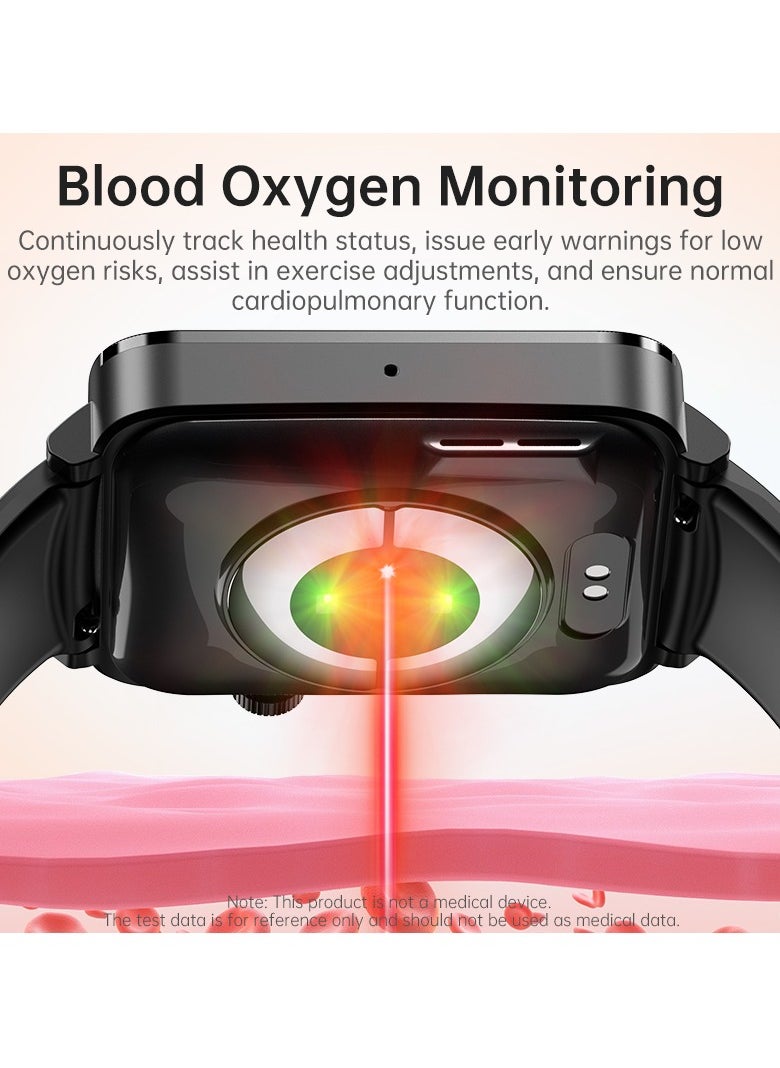 KS03PRO Smartwatch 1.96 Inch Colour Touch Screen Bluetooth Call ECG HRV Remote Care Android 8.0 Apple 11 250mAh Bluetooth 5.3