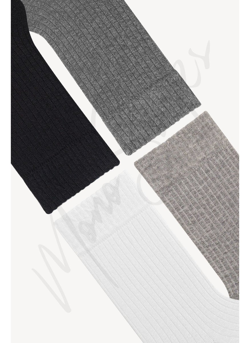 Ribbed Basic Socket Socks