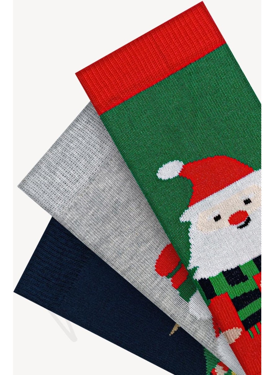 - 3 Pack Children's Scarf Christmas Patterned Socks