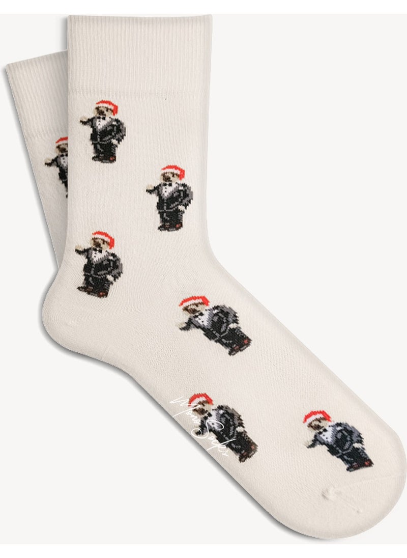 3-Piece Teddy Bear Christmas Socks