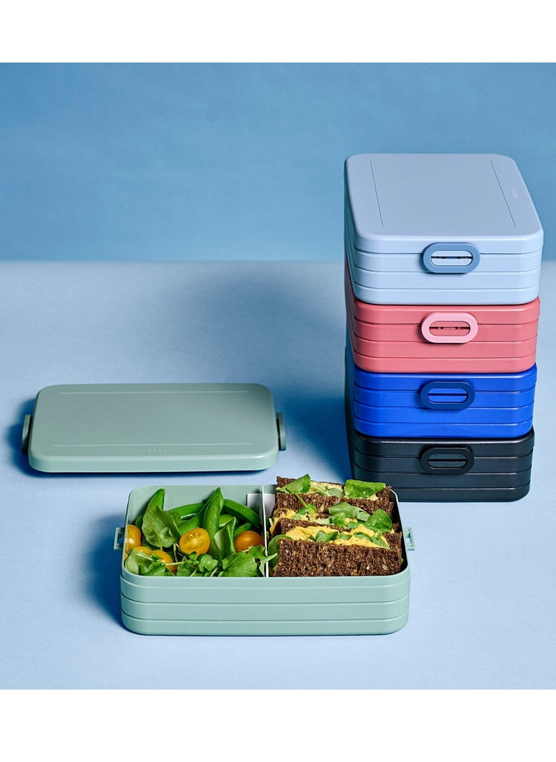 Large Bento Lunch box Take a Break - Vivid blue