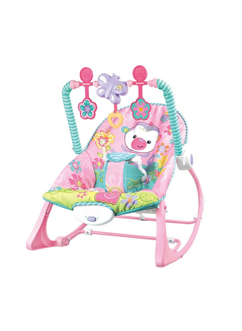 2 In 1 Baby Cradles Vibration Rocking Chair Foldable Children Rocking Bed