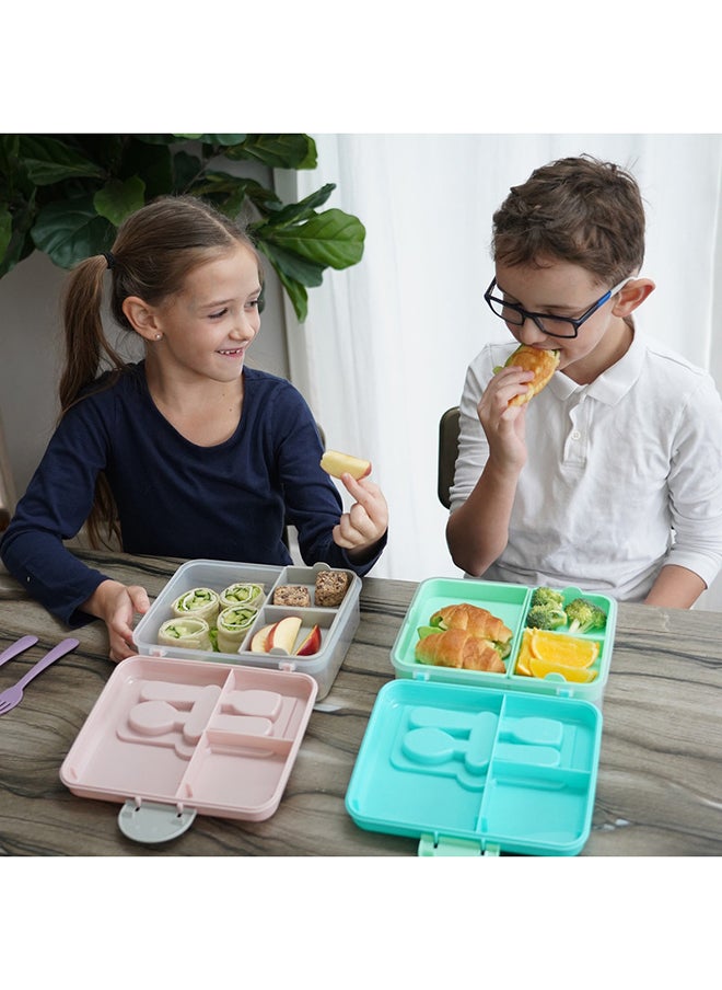 Tier Bento Lunch Box, Turquoise