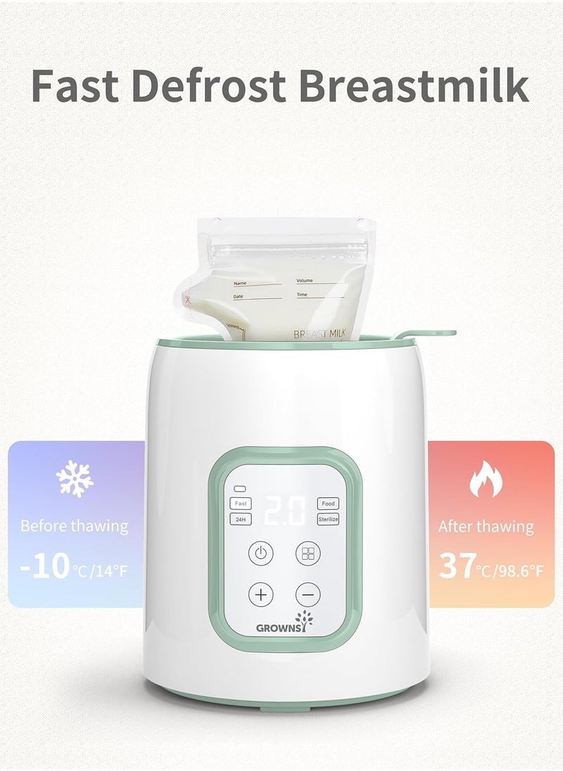 8-in-1 Bottle Warmer Baby Steriliser | Fast Heating, BPA-Free, LCD Display, Keep Warm & Defrost