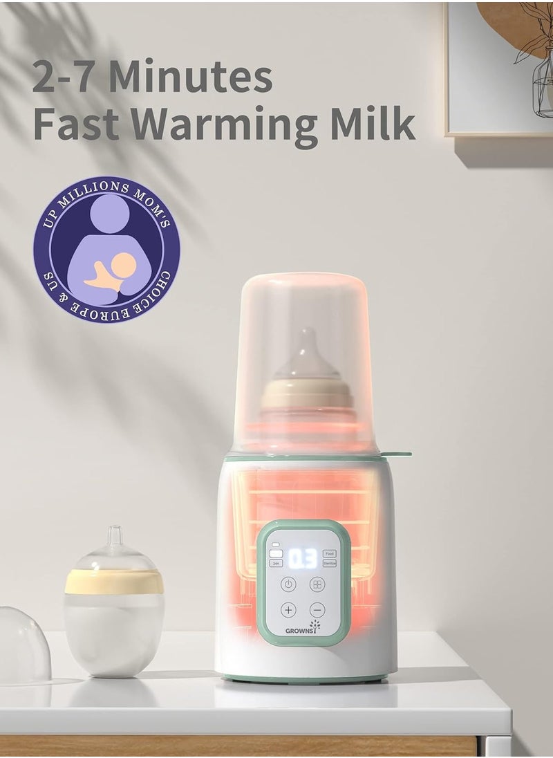 8-in-1 Bottle Warmer Baby Steriliser | Fast Heating, BPA-Free, LCD Display, Keep Warm & Defrost