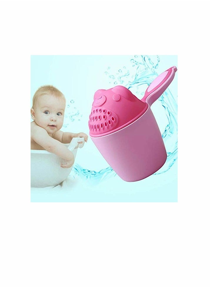 Baby Kids Cartoon Bear Bathing Cup Baby Shower Shampoo Cup Bailer Baby Shower Water Spoon Bath Wash Cup