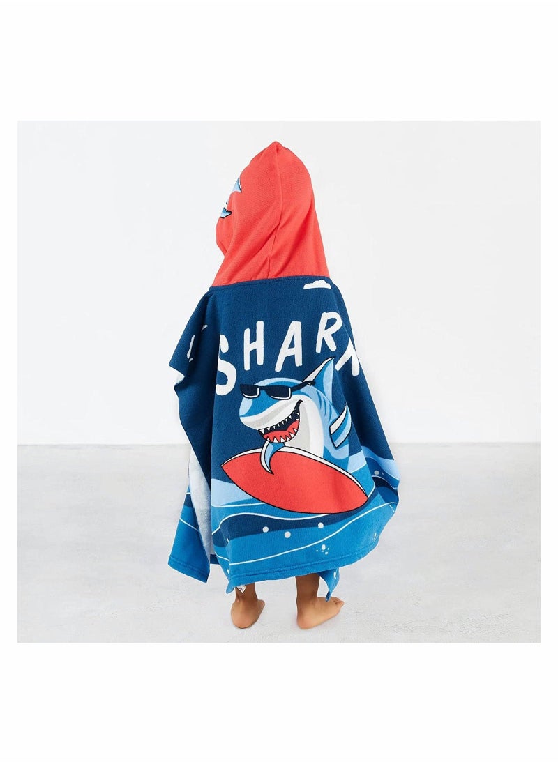 Baby Bath Towel Beach Towel Thicker Kids Hooded Beach Towel for Boys Girls Softest Wrap Pool Beach Towel for Babie Toddler Bathrobe for Kids 3 to 7 Years