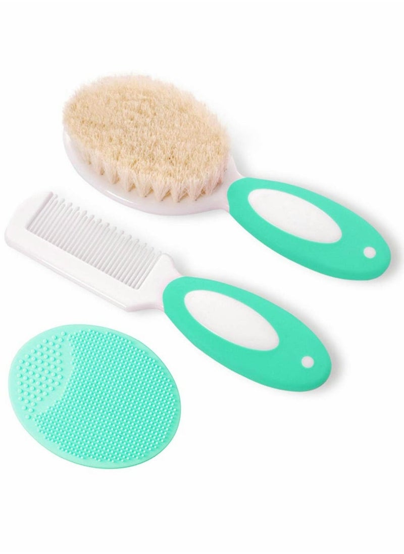 Baby Hair Brush and Comb Set for Newborns