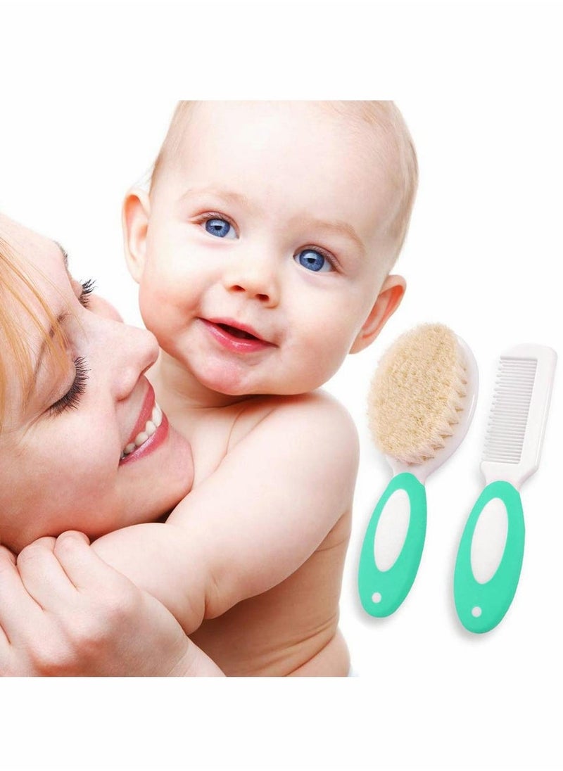 Baby Hair Brush and Comb Set for Newborns