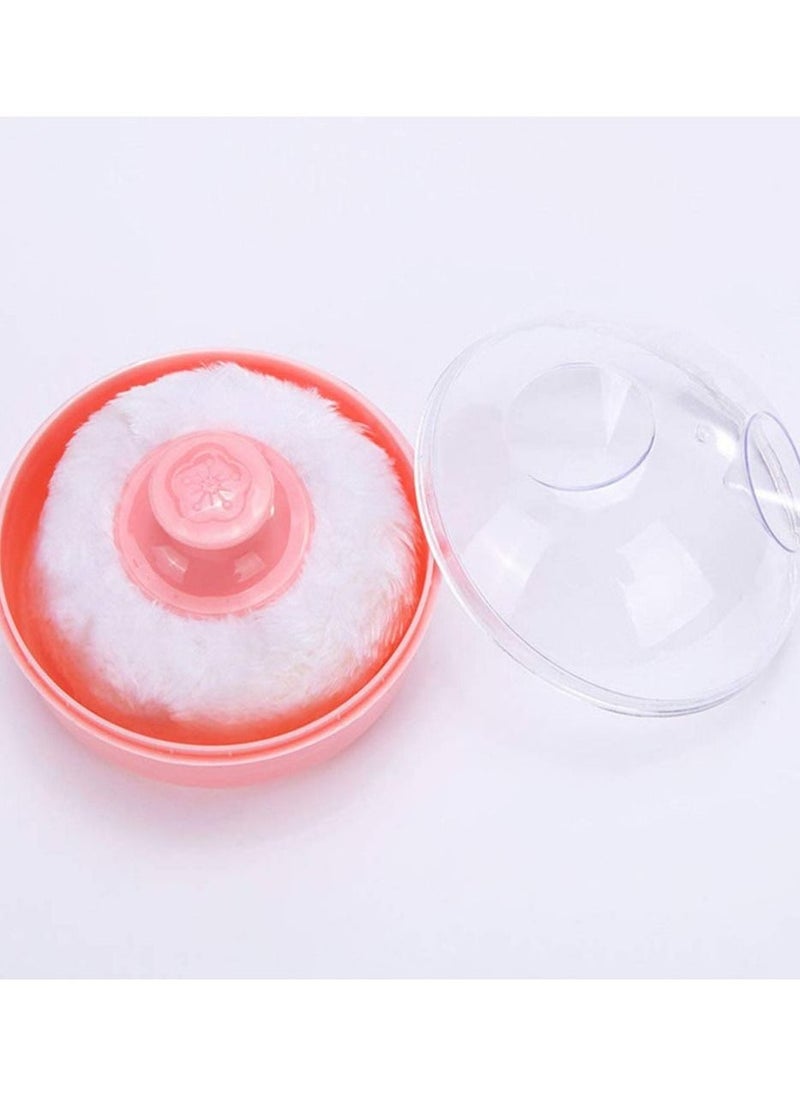 Powder Puff,  2Pcs Large Body Powder Puff and Container Powder Container with Puff for Baby Women Girls for Home and Travel