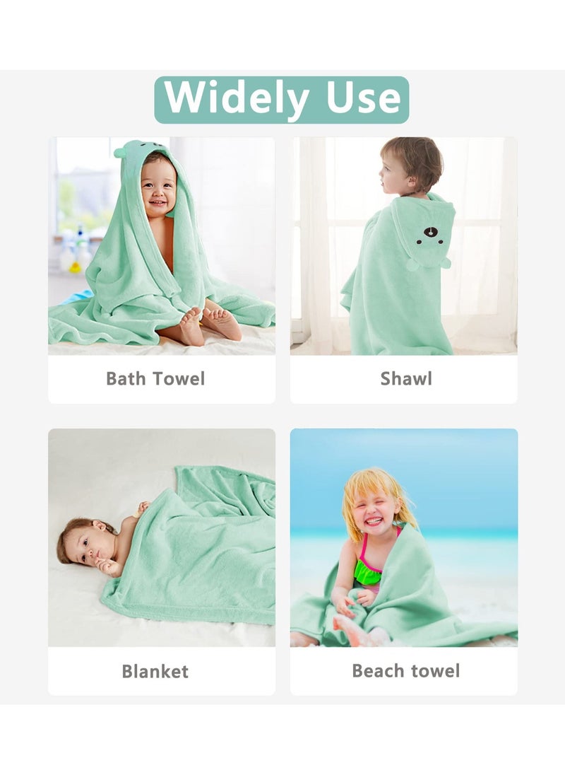 Kids Bath Beach Towel Terry Cloth Cover for Boys Girls Softest Hooded Bath Wrap Pool Beach Towel for Babie Toddler Bathrobe for Kids