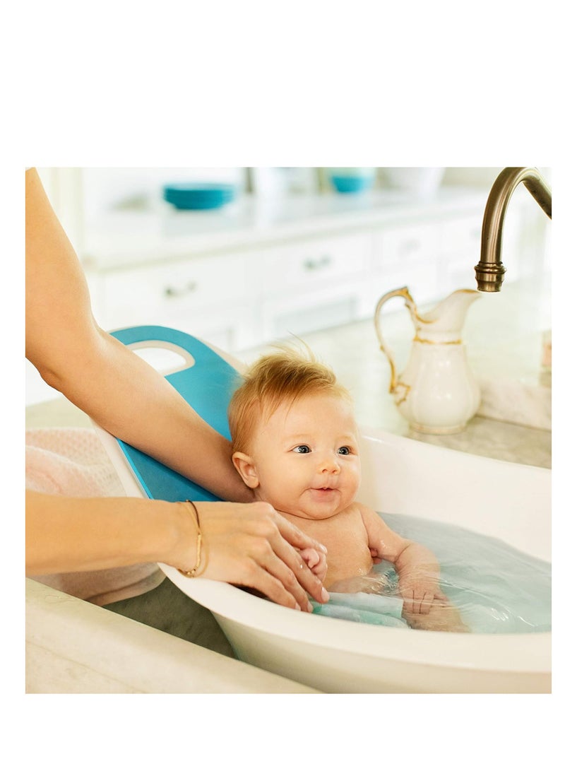 Sit & Soak Baby Bath Tub, 0-12 Months, White, 25 x 16.25 x 15 Inch