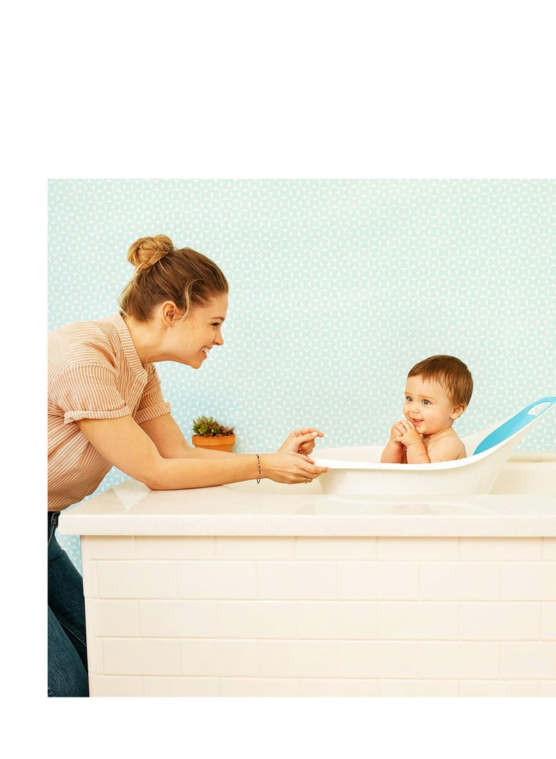 Sit & Soak Baby Bath Tub, 0-12 Months, White, 25 x 16.25 x 15 Inch