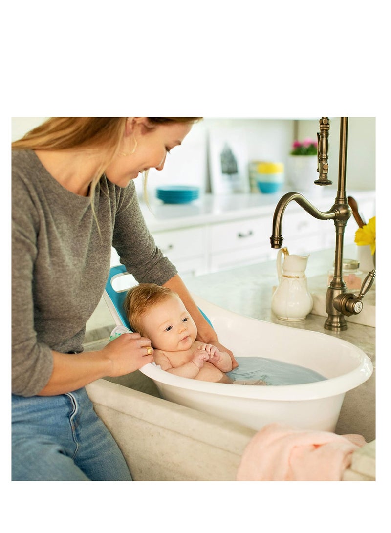 Sit & Soak Baby Bath Tub, 0-12 Months, White, 25 x 16.25 x 15 Inch