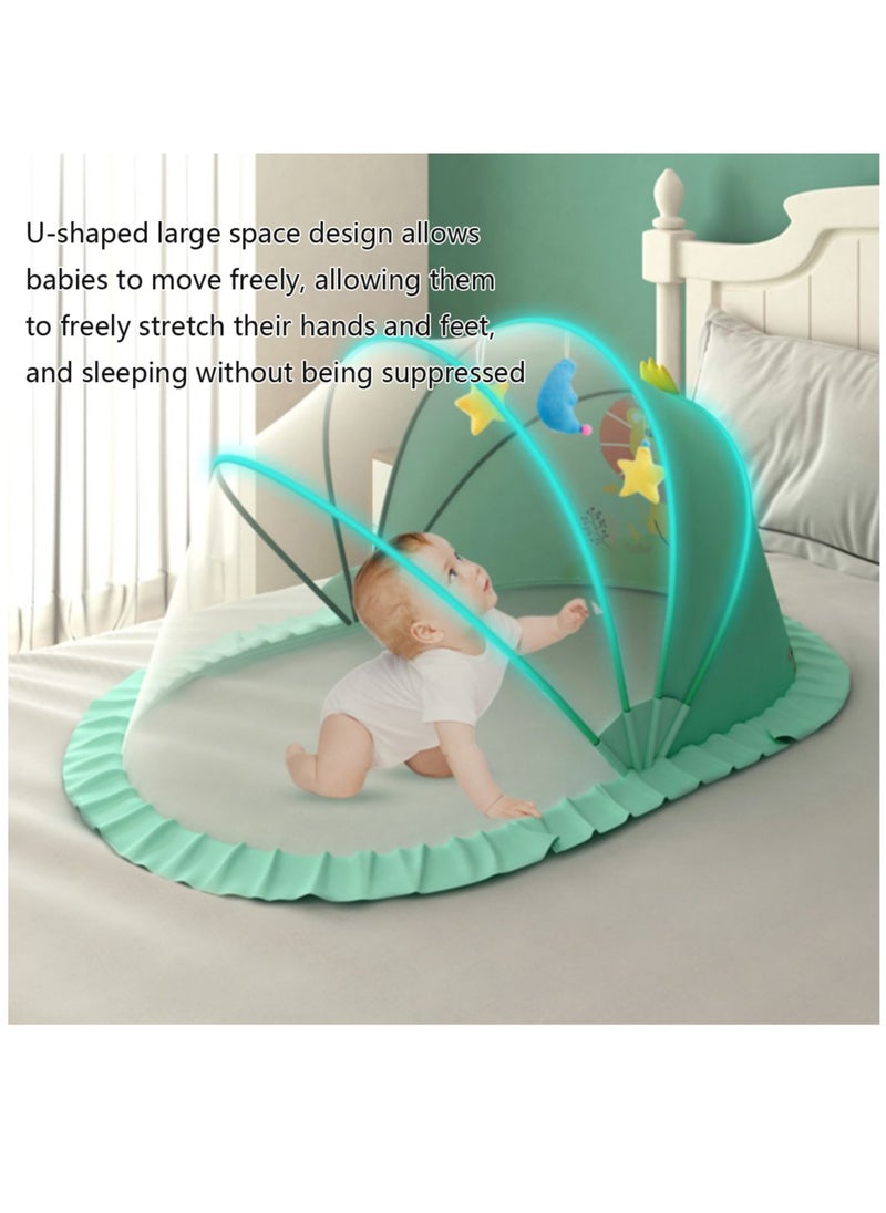 Cute Baby Mosquito Net, Foldable Universal Cot Baby Mosquito Shield, Essential Mosquito Net for Slumber Ideal Mosquitos