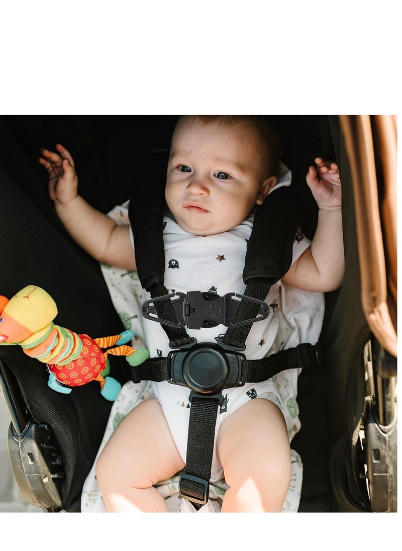 Car Seat Strap Anti Escape, 2 Pack Baby Harness Chest Clip, Safety Belt Clip Buckle for Baby & Toddler, Prevent Children/Kids Taking Their Arms Out of Child Car Seat/High Chairs/Strollers/Baby Reins