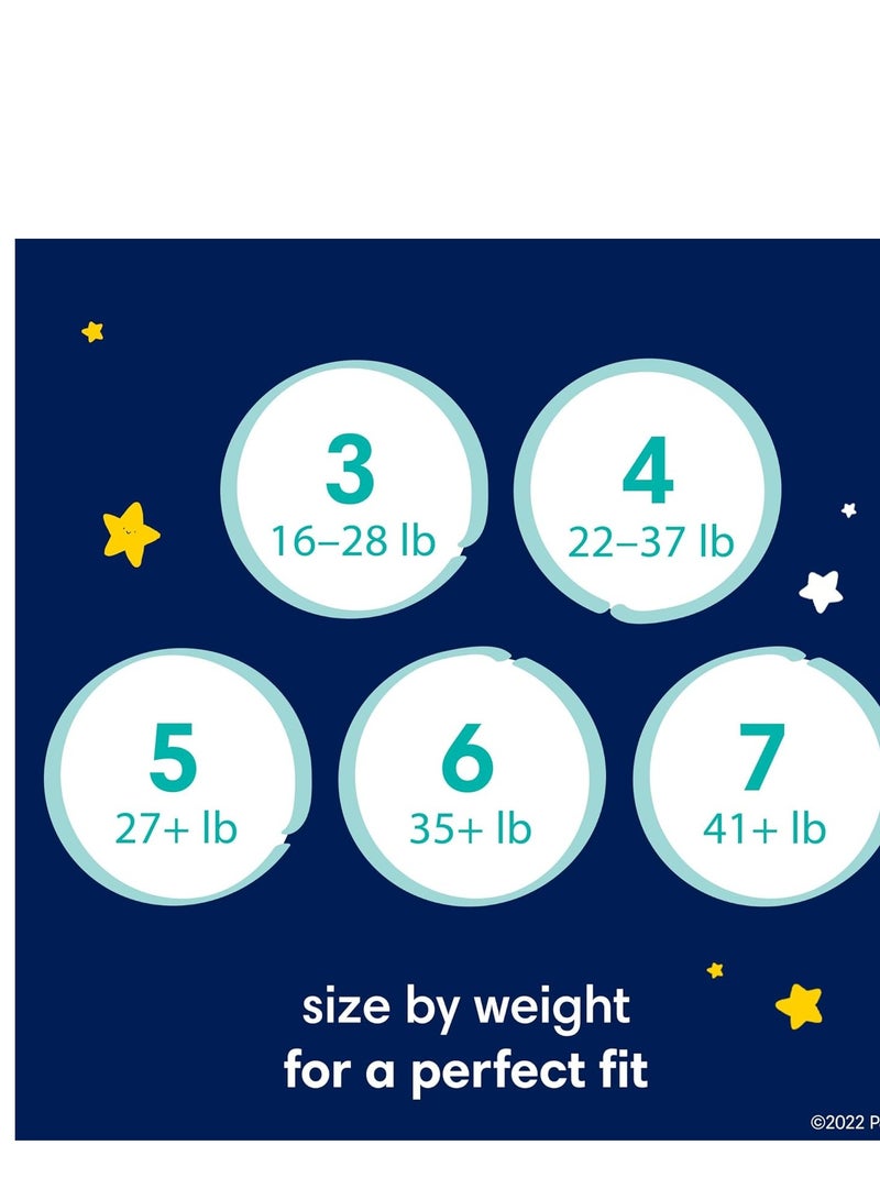 Swaddlers Overnights Diapers - Size 6, 72 Count, Disposable Baby Diapers, Night Time Skin Protection