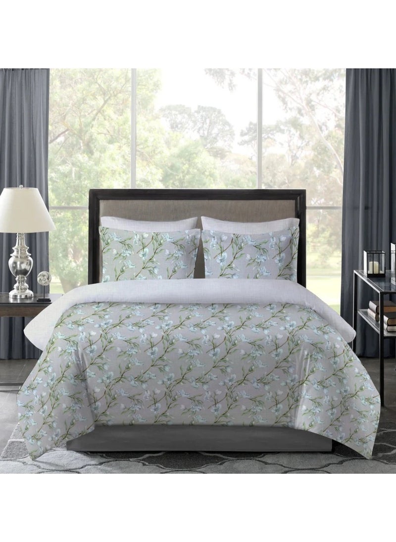 VARESSA SA CONCA 100% COTTON PRINTED X-KING DUVET COVER SET (4 pcs)