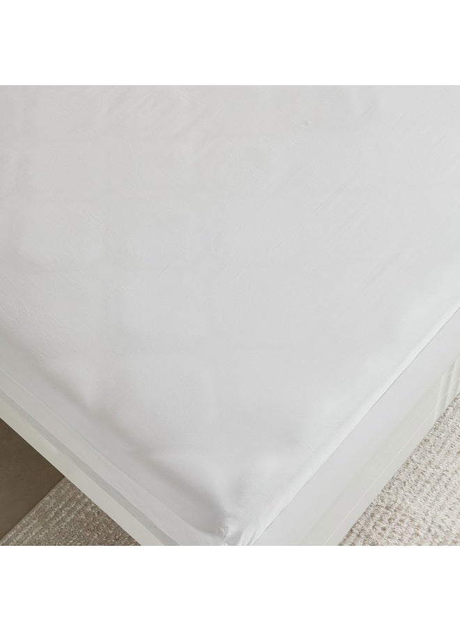 Purely Percale Queen Fitted Sheet 200 x 40 x 150 cm