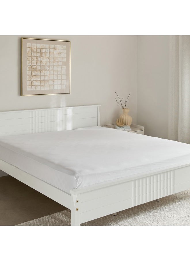 Purely Percale Queen Fitted Sheet 200 x 40 x 150 cm