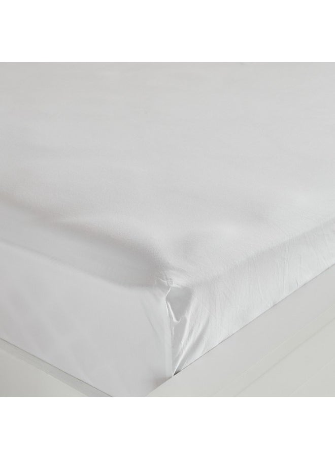 Purely Percale Queen Fitted Sheet 200 x 40 x 150 cm