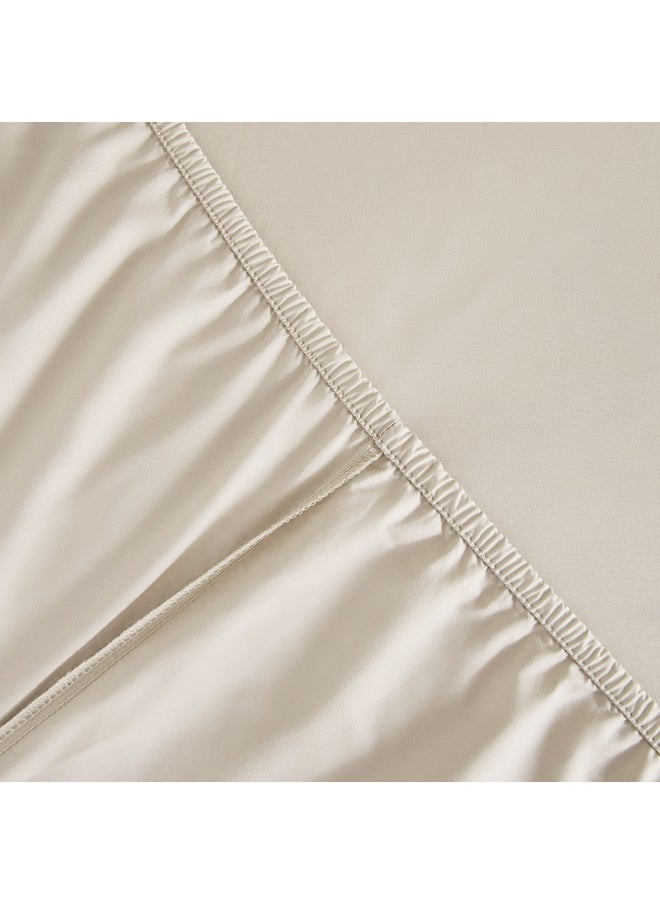 Purely Percale Queen Fitted Sheet 200 x 40 x 150 cm