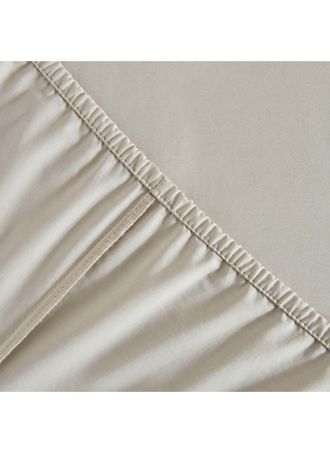 Purely Percale 300 TC Super King Fitted Sheet 200 x 40 x 200 cm