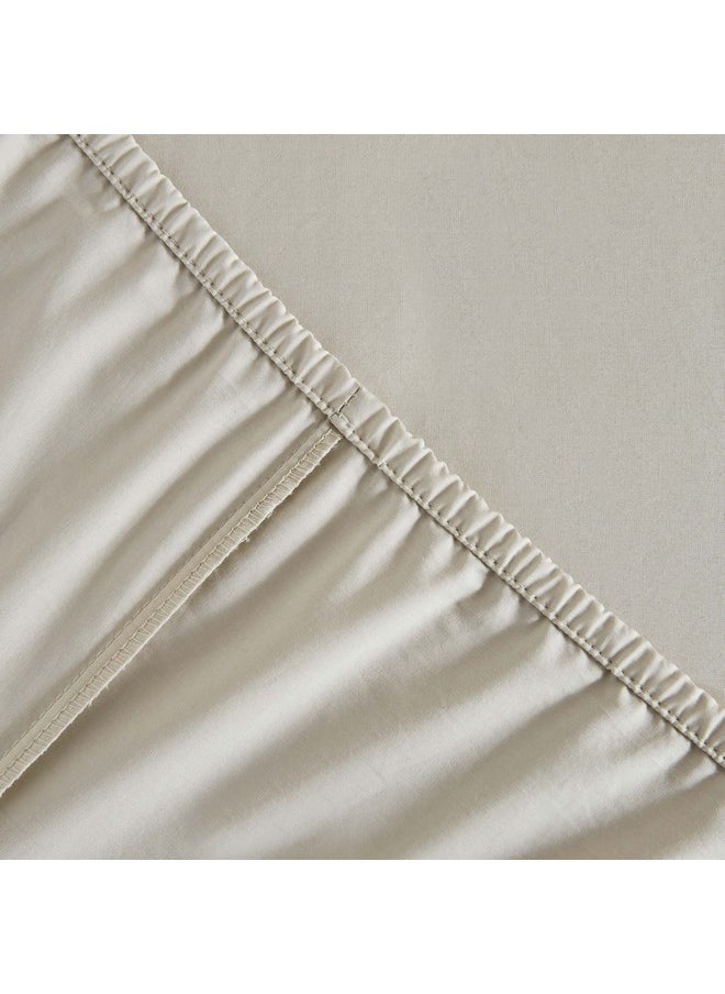 Purely Percale Queen Fitted Sheet 200 x 40 x 150 cm