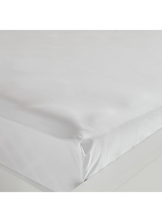 Purely Percale Olympic Queen Fitted Sheet 200 x 40 x 160 cm