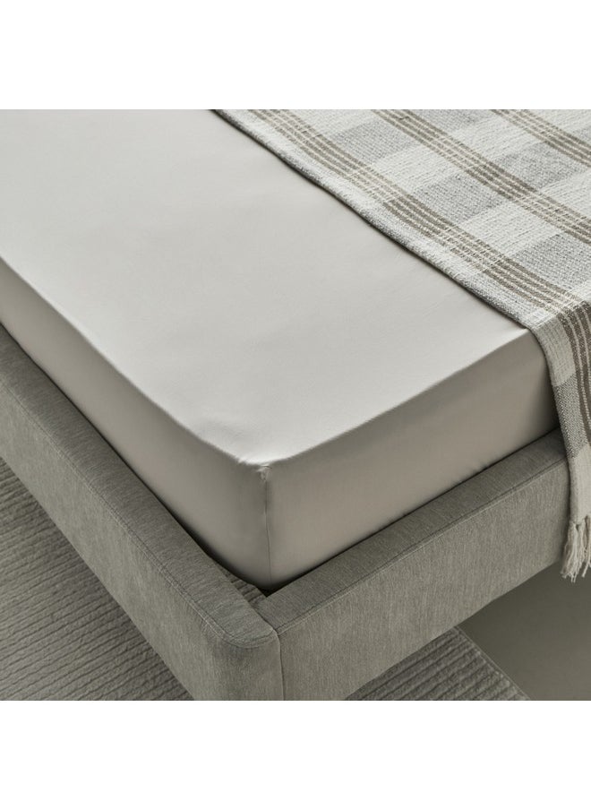 Purely Percale Twin Fitted Sheet 200 x 40 x 120 cm