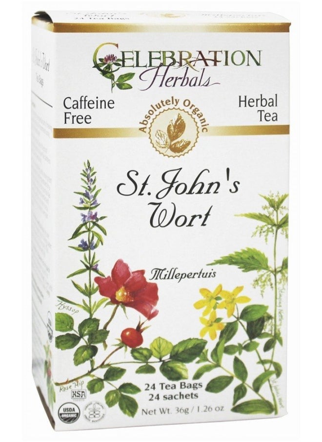 Celebration Herbals St John's Wort Tea Organic - 24 Herbal Tea Bags