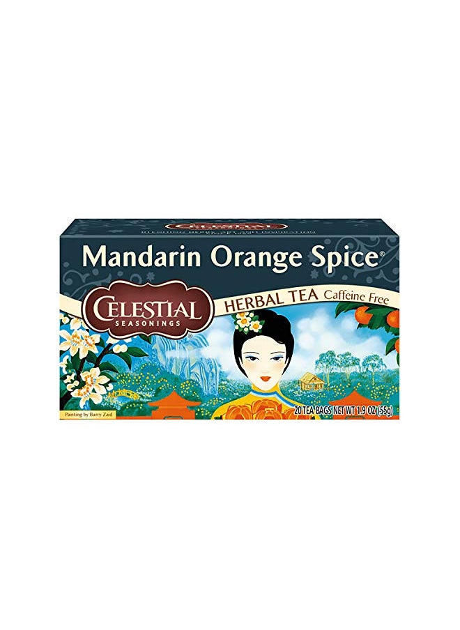 Celestial Seasonings Herbal Tea, Mandarin Orange Spice, 20 Count (Pack of 6)