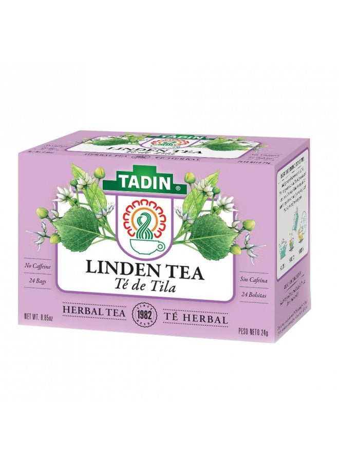 Tadin Tila Herbal Tea, Linden 24 ea ( Pack of 1 )