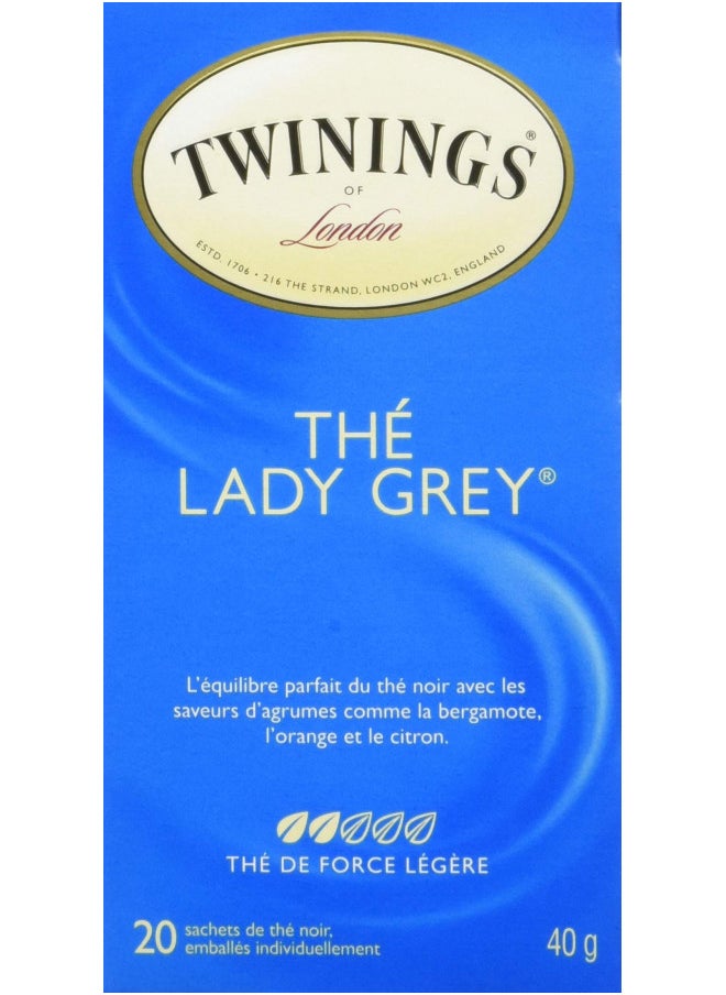 Twinings Tea Lady Grey Tea, 20 ct