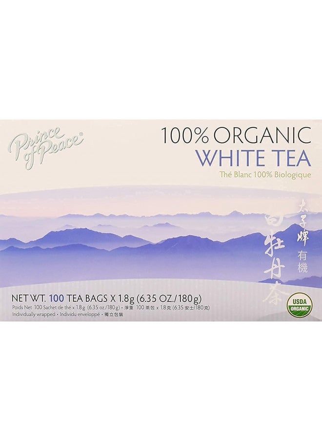 Prince of Peace Organic White Tea 100ct