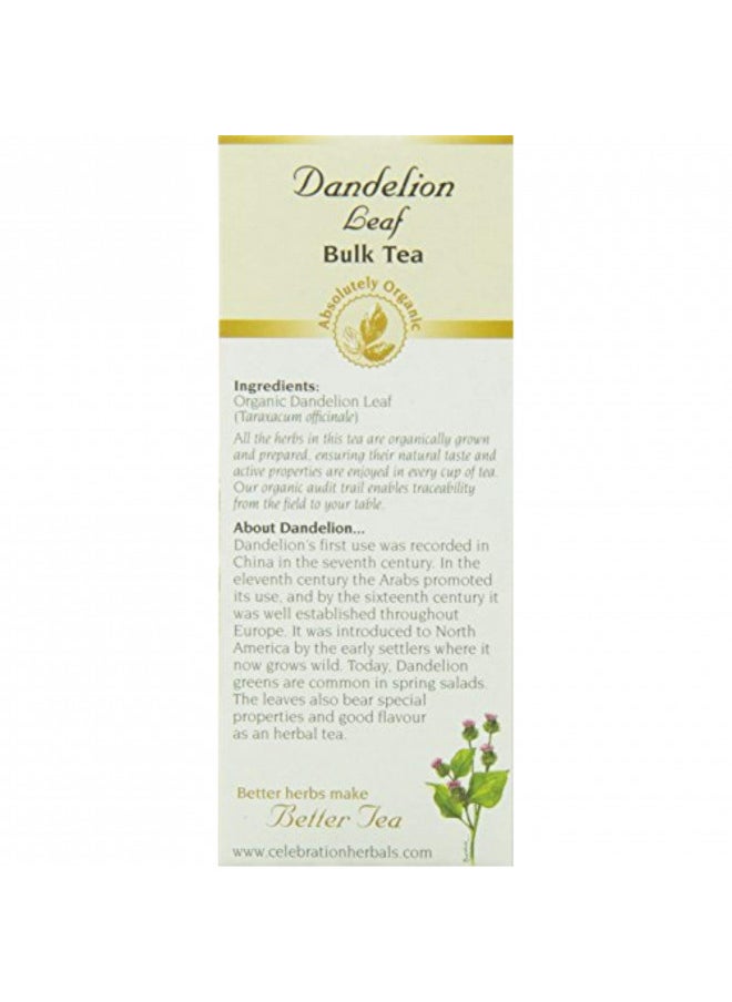 Celebration Herbals Dandelion Leaf Tea Organic Loose Pack