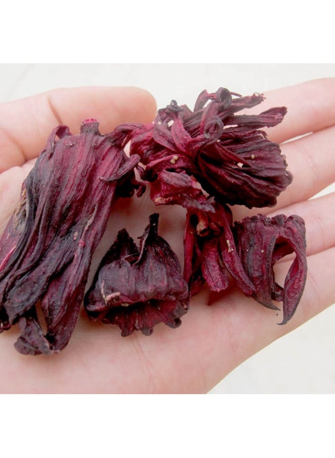 TooGet Organic Dried Hibiscus Flowers, 100% Natural Premium Quality Whole Flower Not Cut, Herbal Teas Wholesale, Top Grade - 4 OZ