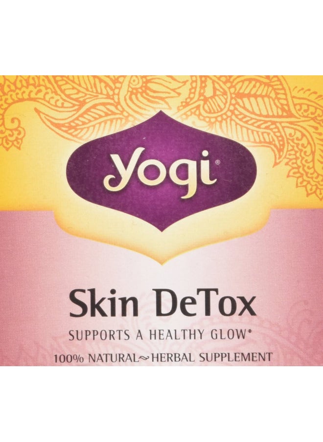 Yogi Herbal Tea, Skin Detox 16 Count (Pack of 3)