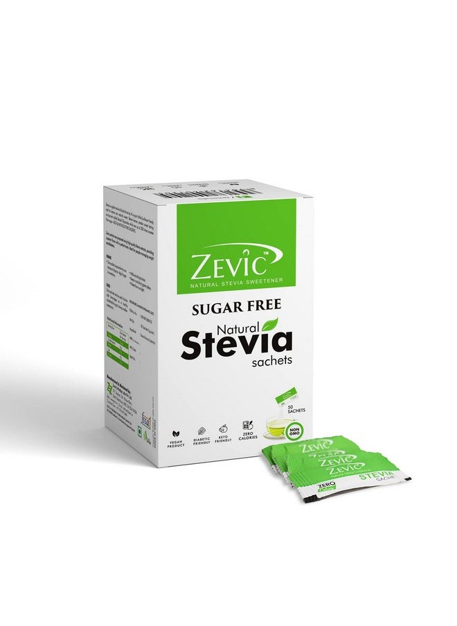 Stevia White Sachets (50 Sachets) + Stevia Liquid 250 Drops - Combo