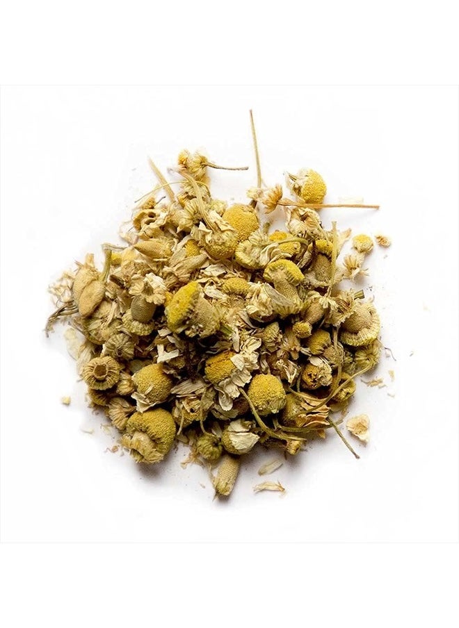 Organic Chamomile Whole Flower, Loose Leaf, Tea Leaves, 4oz (Packaging may vary)